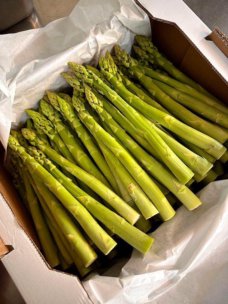 Frischer Spargel